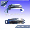 Galvanized conduit pipe saddle clamp